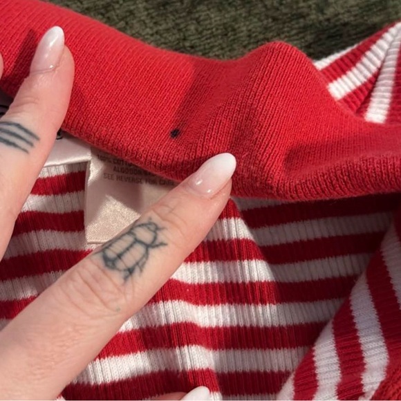 Disney Store Striped Polo Tee Shirt Mickey Mouse - Picture 4 of 4